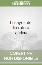 Offerta Del Giorno Ensayos de literatura andina