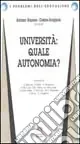 Università quale autonomia? Super Prezzo