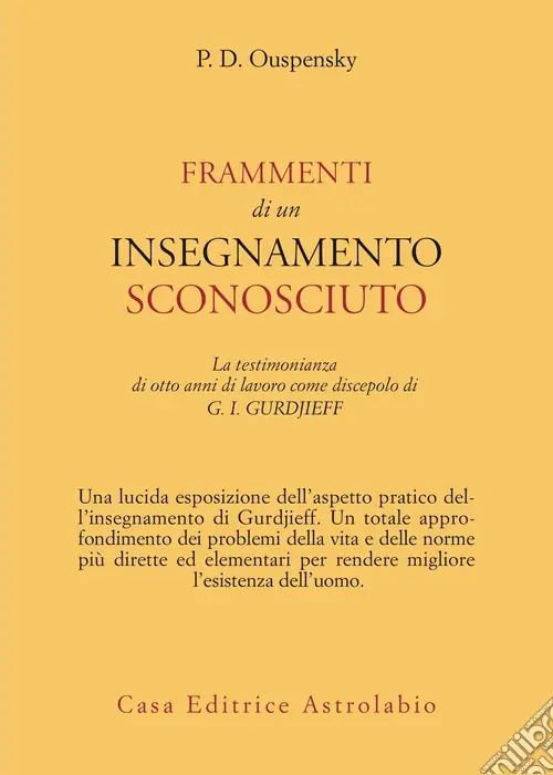 Frammenti di un insegnamento sconosciuto Spedizione Espresso