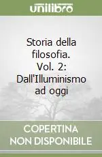 Pagamento Sicuro Storia della filosofia. Vol. 2 Dall‘Illuminismo ad oggi