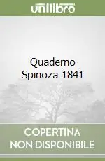 Quaderno Spinoza 1841 Compra Oggi Stesso