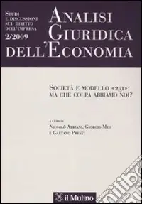 Analisi giuridica dell‘economia (2009). Vol. 2 Offerta Speciale