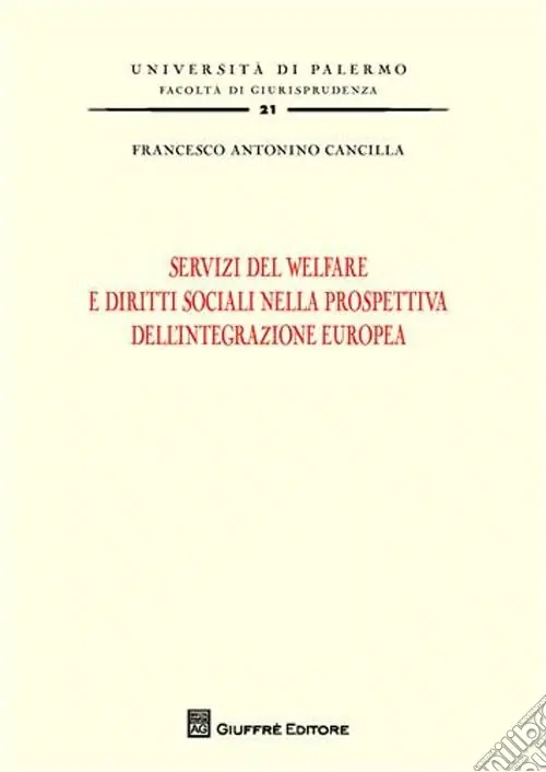 Compra Online Servizi di welfare e diritti sociali nella prospettiva dell‘integrazione europea