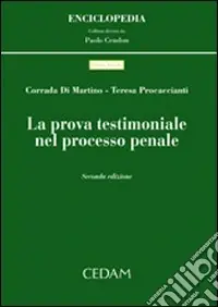 La prova testimoniale nel processo penale Promozione
