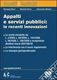 Reso Gratuito Appalti e servizi pubblici le recenti innovazioni