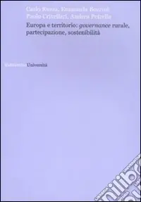 Europa e territorio governance rurale, partecipazione, sostenibilità Affare