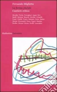 Saldi La forma plurale. Cantiere critico