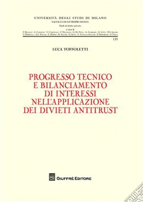 Prezzo Scontato Progresso tecnico e bilanciamento di interessi nell‘applicazione dei divieti antitrust