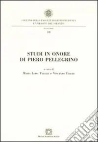 Occasione Imperdibile Studi in onore di Piero Pellegrino