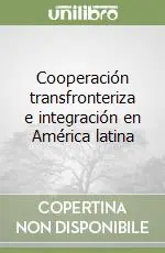 Cooperación transfronteriza e integración en América latina Prezzo Di Fabbrica