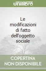 Le modificazioni di fatto dell‘oggetto sociale Bestseller