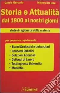 Storia e attualità dal 1800 ai nostri giorni Novità