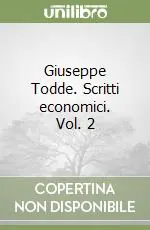 Giuseppe Todde. Scritti economici. Vol. 2 Sconto