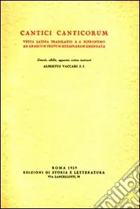 Expositio in Cantica canticorum Affare