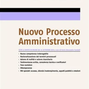 Spedizione Espresso L‘amministrativista. Nuovo processo amministrativo