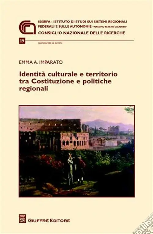 Identità culturale e territorio tra Costituzione e politiche regionali Vendita Finale