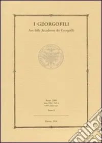 I Georgofili. Atti della Accademia dei Georgofili. Vol. 6/2 Prezzo Ridotto