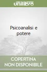 Novità Psicoanalisi e potere