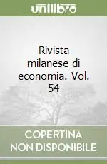 Super Prezzo Rivista milanese di economia. Vol. 54