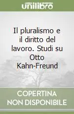 Consegna Rapida Il pluralismo e il diritto del lavoro. Studi su Otto Kahn-Freund
