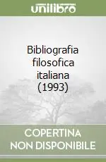 Di Tendenza Bibliografia filosofica italiana (1993)