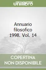 Promozione Annuario filosofico 1998. Vol. 14