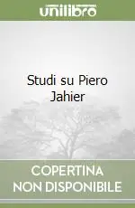 Studi su Piero Jahier Esclusivo