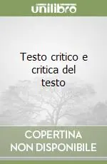 Soddisfatti O Rimborsati Testo critico e critica del testo