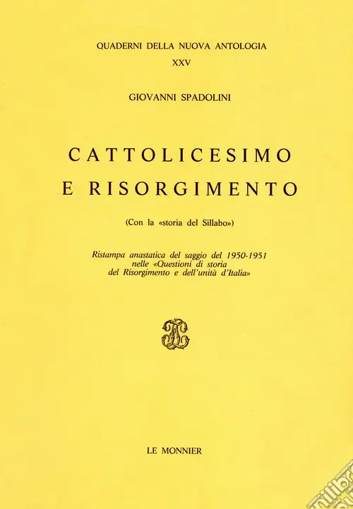 Cattolicesimo e Risorgimento Vendita Finale