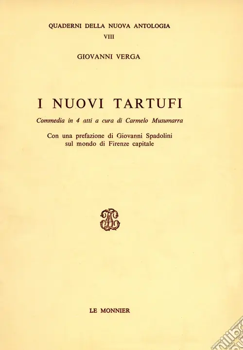 Esclusivo I nuovi tartufi. Commedia in 4 atti