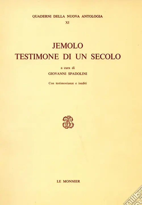 Ultima Occasione Jemolo testimone di un secolo