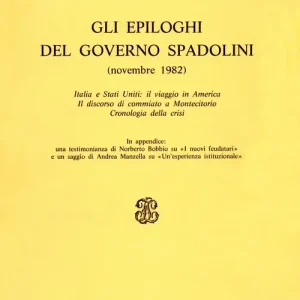 Sconto Gli epiloghi del governo Spadolini (novembre 1982)