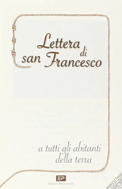 Affare Lettera di san Francesco a tutti gli abitanti della terra