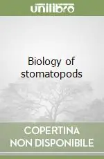 Biology of stomatopods Spedizione Espresso