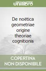De noëtica geometriae origine theoriae cognitionis Promo Stagionale
