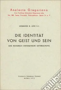 Die Identität von Geist und Sein Professionale