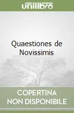 Sconto Quaestiones de Novissimis