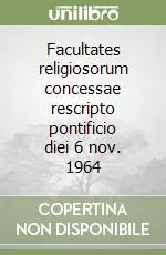 Facultates religiosorum concessae rescripto pontificio diei 6 nov. 1964 Bestseller