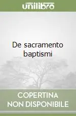 Must-Have De sacramento baptismi