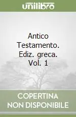 Compra Oggi Stesso Antico Testamento. Ediz. greca. Vol. 1