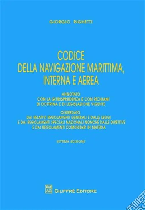 Vendita Finale Codice della navigazione marittima, interna e aerea