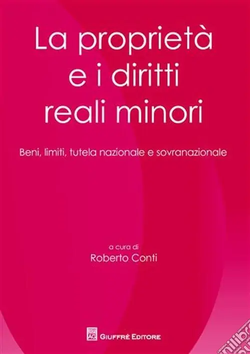 La proprietà e i diritti minori. Beni, limiti, tutela nazionale e sovranazionale Compra Oggi Stesso
