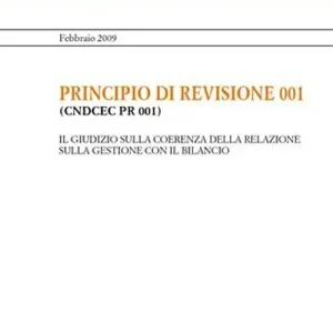 Principio di revisione. Documento 001. Il giudizio sulla coerenza della relazione sulla gestione con il bilancio Prezzo Conveniente