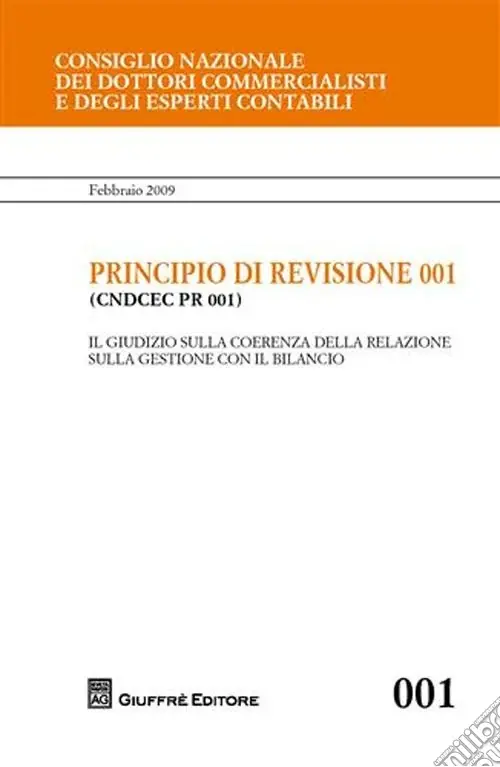 Principio di revisione. Documento 001. Il giudizio sulla coerenza della relazione sulla gestione con il bilancio Prezzo Conveniente