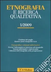 Promozione Etnografia e ricerca qualitativa (2009). Vol. 1