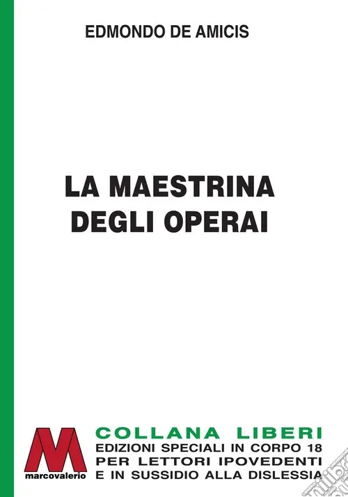 Prezzo Ridotto LA maestrina degli operai. Ediz. per ipovedenti