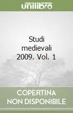 Studi medievali 2009. Vol. 1 Miglior Prezzo