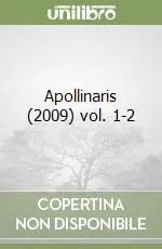 Apollinaris (2009) vol. 1-2 Quantità Limitata