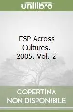 Non Perdere ESP Across Cultures. 2005. Vol. 2