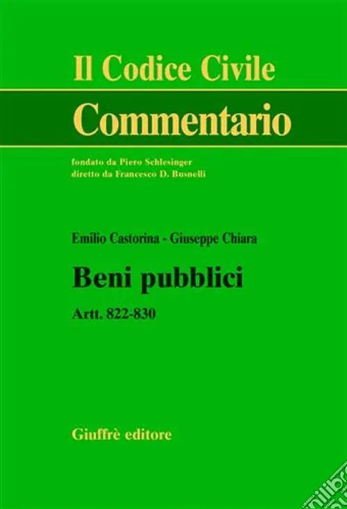 Ultimissimo Modello Beni pubblici. Artt. 822-830